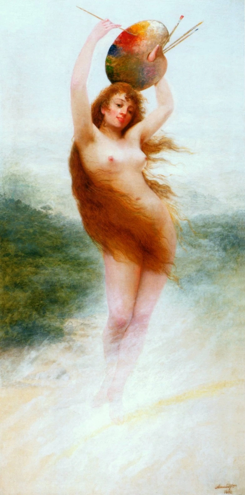 Júnior - Allegoria della pittura, 1892, Pinacoteca do Estado de São Paulo